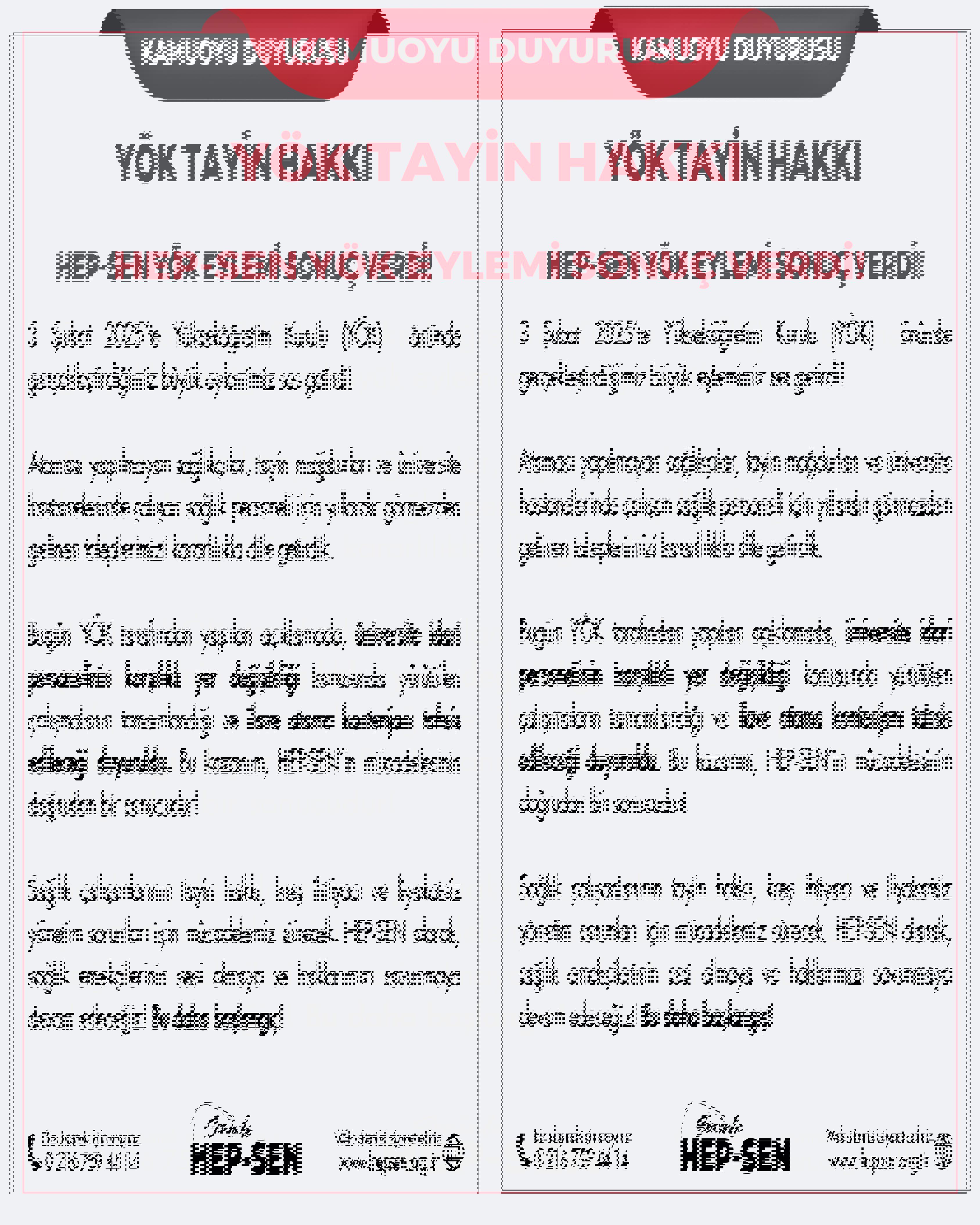 Üniversite Personelleri Arasında Yer Değişikliği